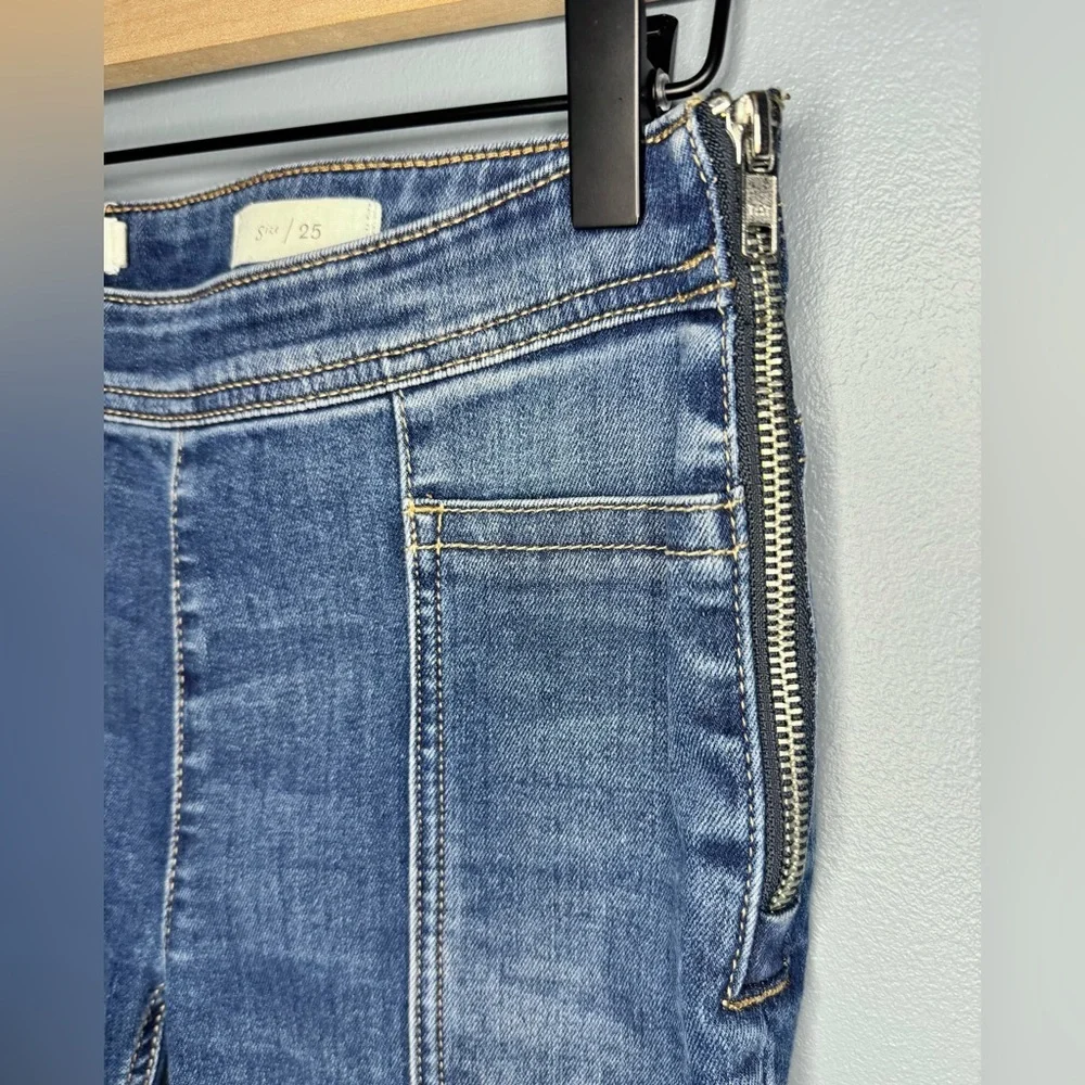 Anthropologie Pilcro Utility High-Rise Cropped Bootcut Pants | Size 25